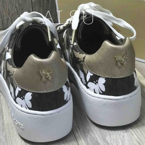 Michael Kors Poppy Lace Up mini MK Logo Blown W - Picture 7 of 8